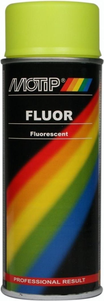 ギャラリービューアに画像をロードする, Motip fluor verf geel spuitbus 400ml
