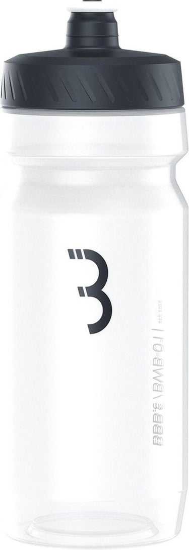 Bbb cycling comptank bidon racefiets - inhoud 550 ml - drinkbus fiets - bpa vrij - wit zwart - bwb-01