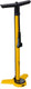 Bbb cycling airsteel fietspomp met drukmeter - 11 bar 160 psi - ventielen: dunlop, presta schräder - hoge druk vloerpomp racefiets en mtb - geel - bfp-27