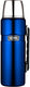Thermos king fles - 1,2 liter - metallic blauw