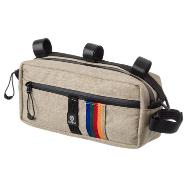 Agu bikepacking bar bag stuurtas venture - vintage - 2l - waterafstotend, reflecterend, eenvoudige montage, 100% gerecycled polyester