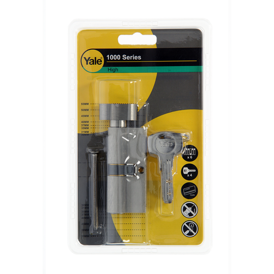 Yale 1060545 - knopcilinder 1000 mv 70mm(35 35) | 2 stuks