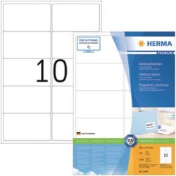 Herma adress-etiketten wit 99.1x57 premium a4 1000 st.