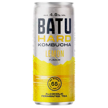 Batu hard kombucha lemon blik (12x 250 ml)