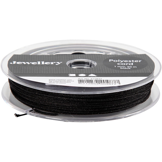 Creativ company https: www.cchobby.nl polyester-koord-dikte-1-mm-zwart-50-m-1-rol