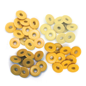 We r makers • wide eyelets 40pcs yellow