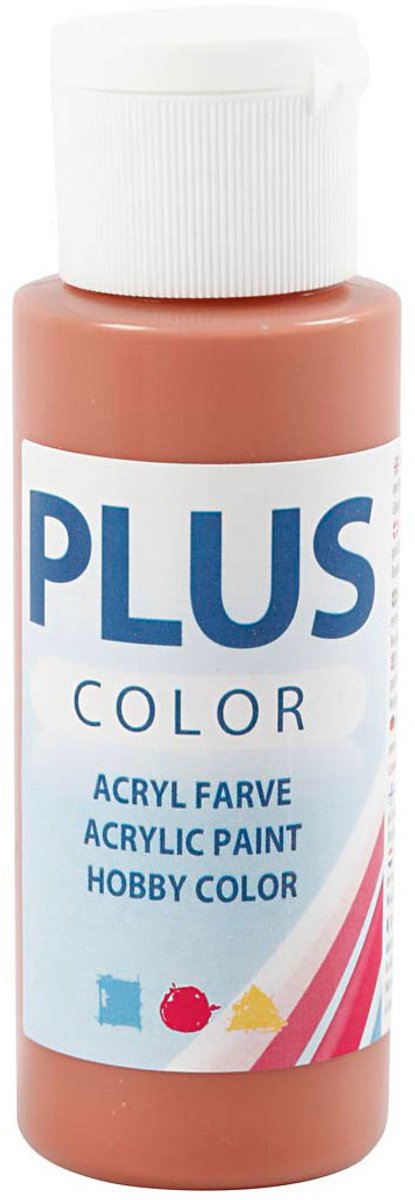 Plus color acrylverf terracotta, 60ml
