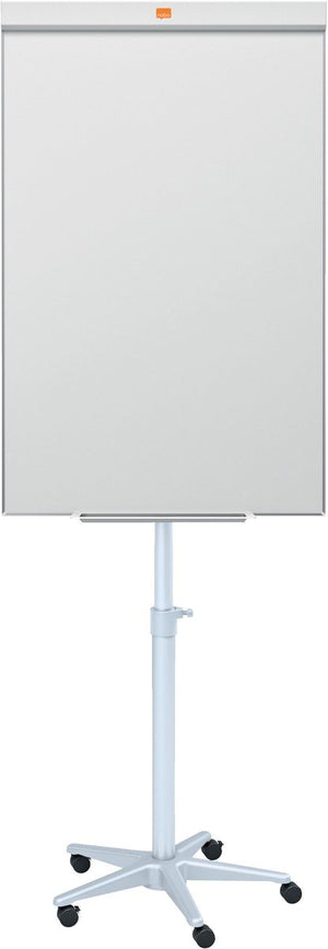 Nobo impression pro stalen mobiele flipover - in hoogte verstelbaar - inclusief marker - wit