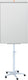 Nobo impression pro stalen mobiele flipover - in hoogte verstelbaar - inclusief marker - wit