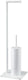 Sealskin tube - toiletbutler - toiletborstel met houder siliconen - vrijstaand - wit