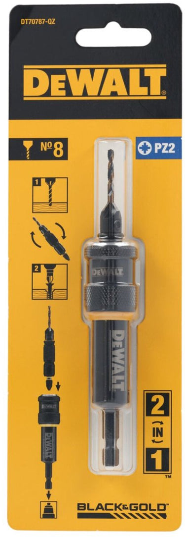 Dewalt flip drive - boren en schroeven set - 8mm - snel wisselen