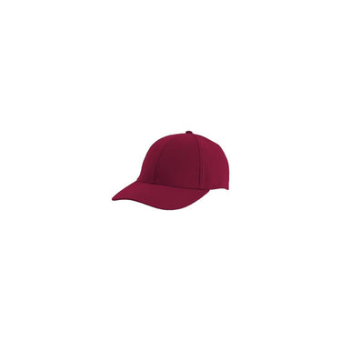 Baseballcap bordeaux rood baseballpet bordeaux rood