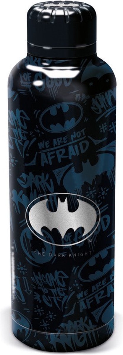 Batman - thermo drinkfles - rvs