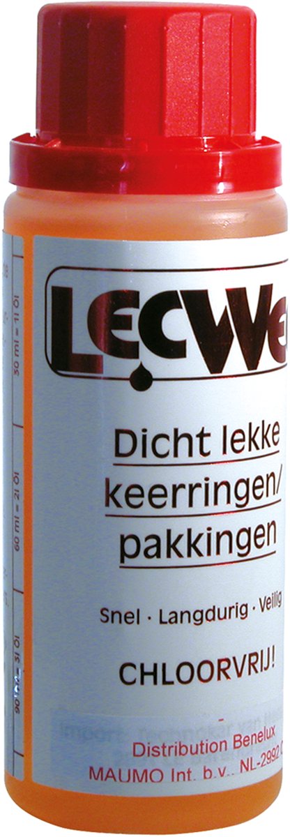anti-lek keerringen 100 ml kunststof geel