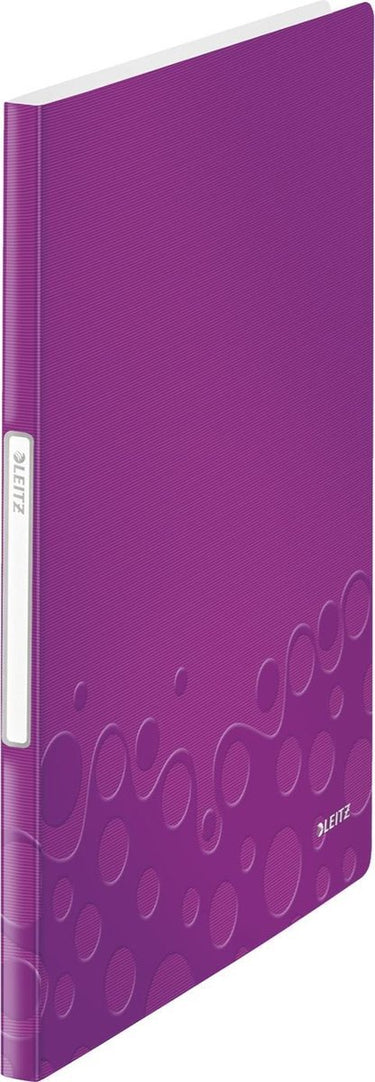 Leitz wow showalbum formaat 21 x 297 cm (a4) paars - 20 tassen
