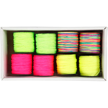 Http: www.cchobby.nl macrame-koord-dikte-1-mm-neon-groen-neon-roze-neon-geel-neonmix-8x28-m-1-doos