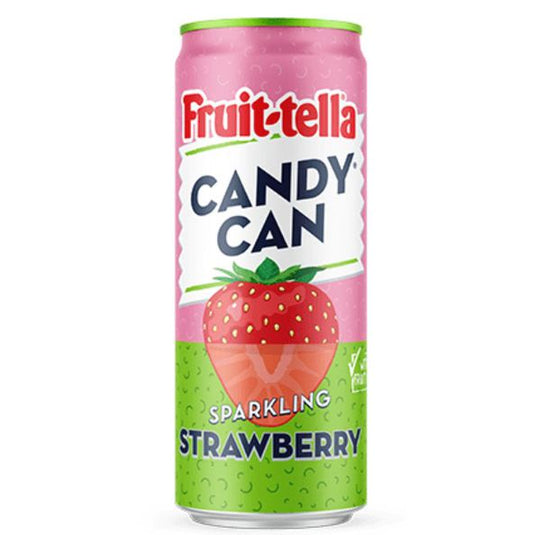 Candy can fruit-tella strawberry (12x 33cl)