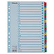 Esselte index a4 - tabs a-z - karton met mylar versterkt - 11-gaats - meerkleurig
