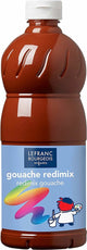 Lefranc bourgeois l b plakkaatverf redimix burnt sienna 500ml
