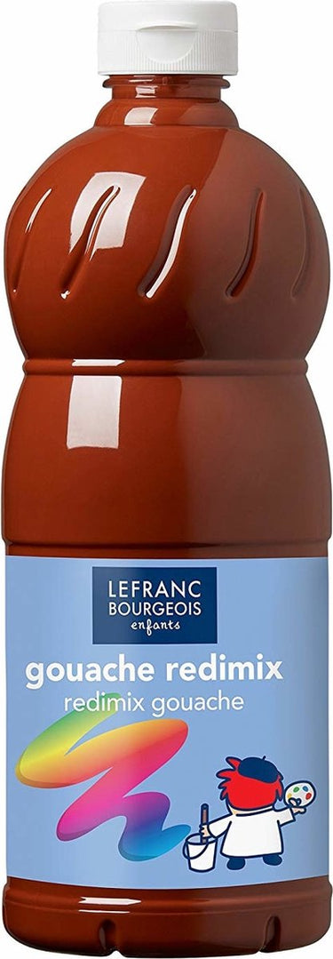 Lefranc bourgeois l b plakkaatverf redimix burnt sienna 500ml