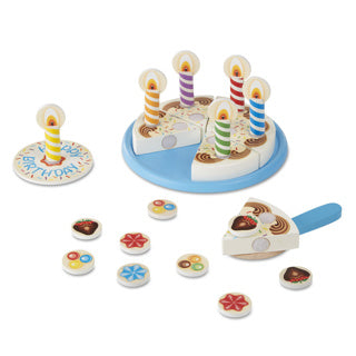 Afbeelding laden in galerijviewer, Melissa doug wooden birthday cake
