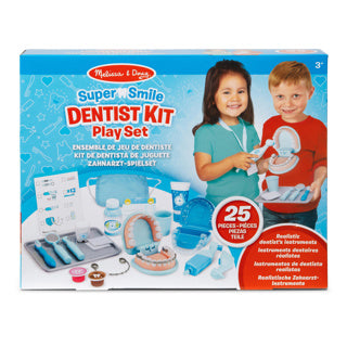 Load image into Gallery viewer, Melissa doug super smile dentist kit play set
