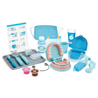 Load image into Gallery viewer, Melissa doug super smile dentist kit play set
