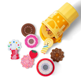 Spin master melissa doug - cake koekjes speelset voor onderweg - houten speelgoed
