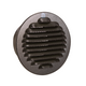 Renson 1059760 - inbouw rond schoepenr met gaas435r dia 80 ral 9005 zwart | 12 stuks
