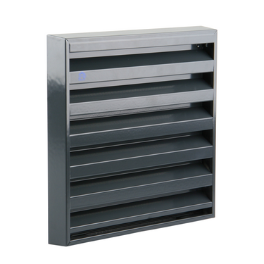 Renson 1062412 - skin opbouw muurrooster alu 431 (225x225) structuur 7016 | 2 stuks