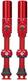 Muc-off tubeless ventiel big bore hybrid large red auto schräder ventiel 45mm