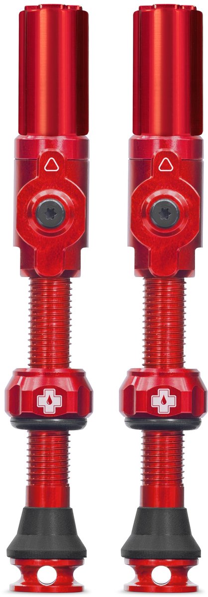 Muc--off muc-off tubeless ventiel big bore hybrid large red auto schräder ventiel 45mm