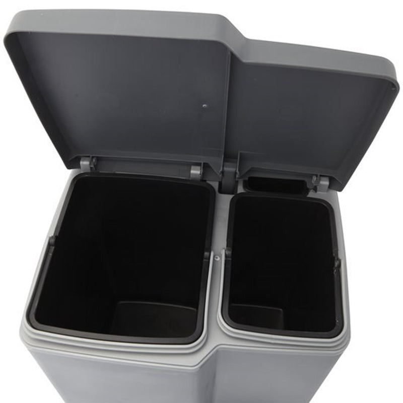 Chargez l'image dans la visionneuse de la galerie, Curver duo pedaalemmer zilver antraciet 15+6ltr
