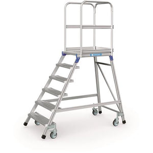 Zarges platformtrap verrijdbaar 1x6tr
