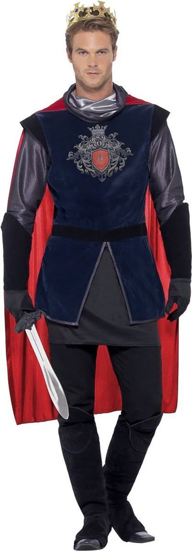 Vegaoo middeleeuwse koning outfit voor mannen - verkleedkleding - large