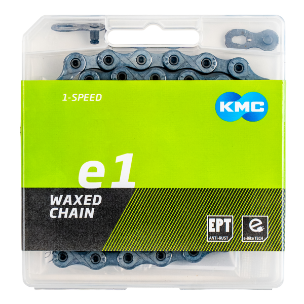 Chargez l'image dans la visionneuse de la galerie, Kmc ketting e1 ept 130l single speed waxed zilver

