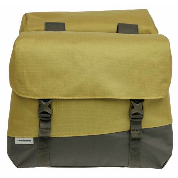 Afbeelding laden in galerijviewer, Burgers - new looxs tas new looxs joli dubbel | oslo | olijfgroen geel | 37l

