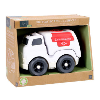Jipy bioplastic auto ambulance | 2 stuks