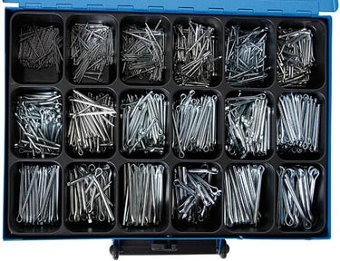 Dresselhaus assortiment splitpennen 4499 sort.splints din 94 galvanized