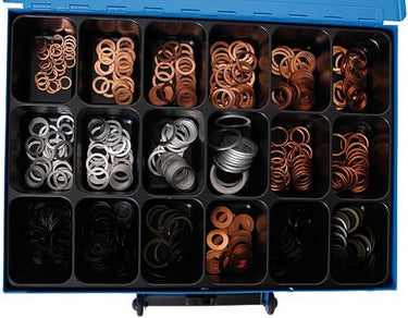 Dresselhaus afdichtring assortiment sort.washers universal