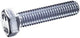 Dresselhaus zeskantbout 6-kt-screw,threaded head dresselh.m6x25 gal.verz.