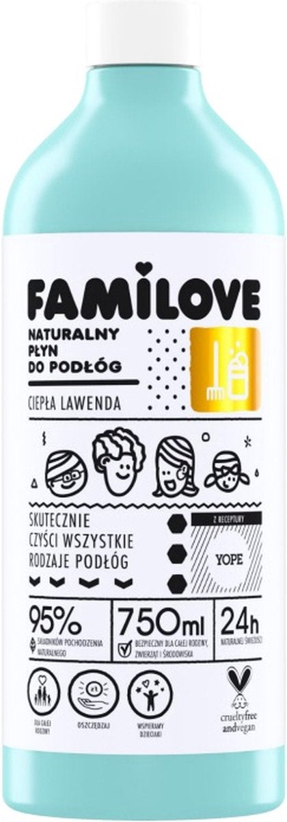 Yope familove natuurlijke vloerreiniger 750ml