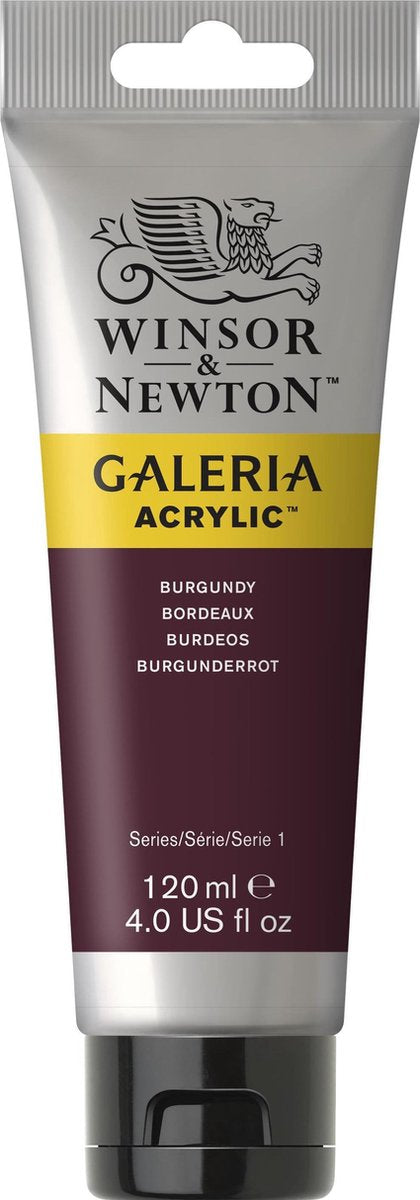 Winsor newton galeria acryl 120ml burgundy