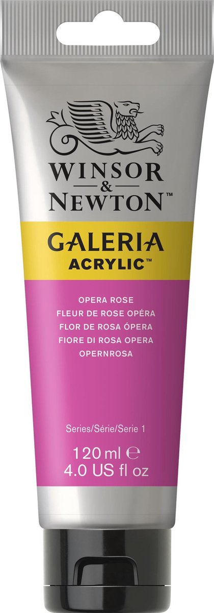 Winsor newton galeria acryl 120ml opera rose