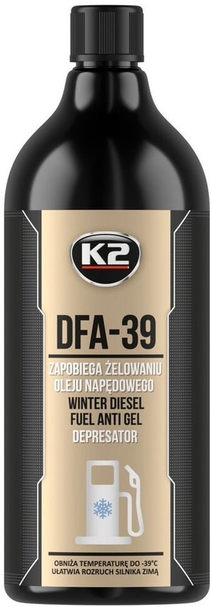 K2 dfa-39 - 1l - brandstoftoevoegsel - diesel antivries - diesel antistollingsmiddel