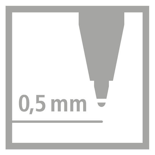 Stabilo easyoriginal - penvulling - medium 0,5 mm - doos met 20 stuks