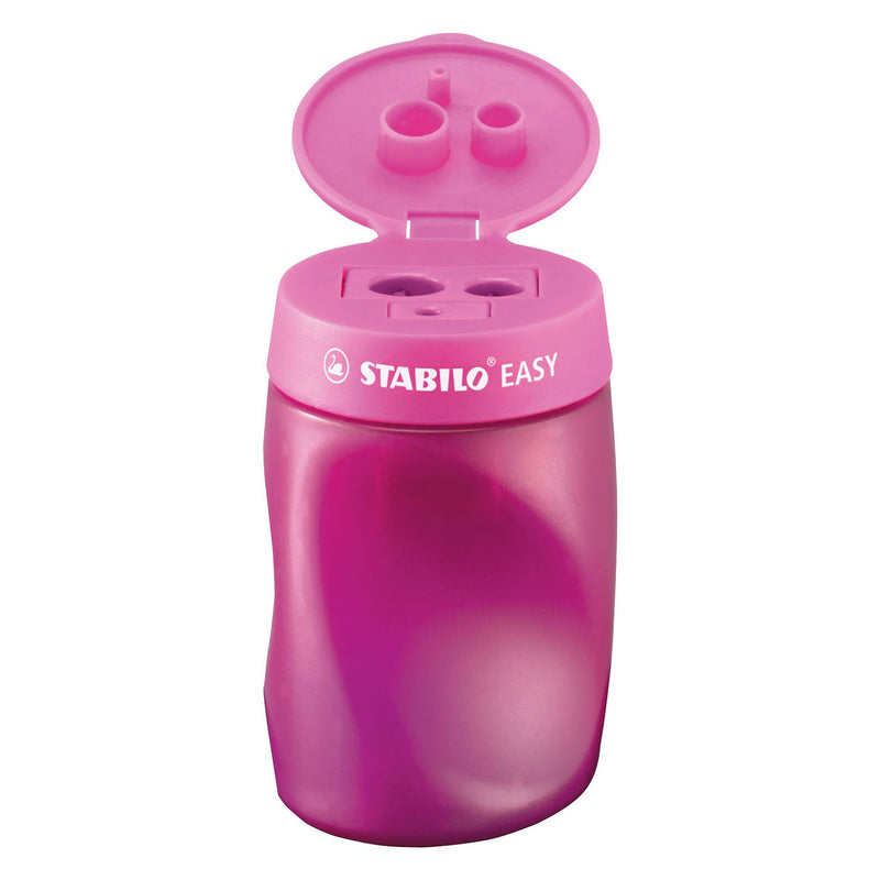 Load image into Gallery viewer, Stabilo easysharpener - 3 in 1 puntenslijper - links - roze
