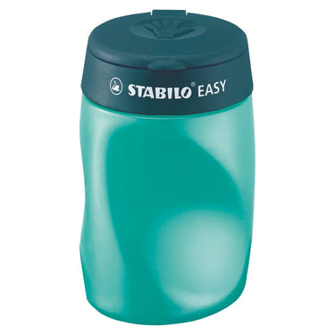 Stabilo easysharpener - 3 in 1 puntenslijper - links - petrol