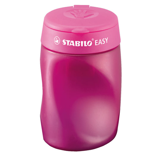 Stabilo easysharpener - 3 in 1 puntenslijper - links - roze