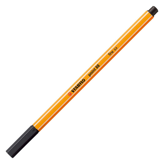 Stabilo point 88 - fineliner - zwart (88 46)